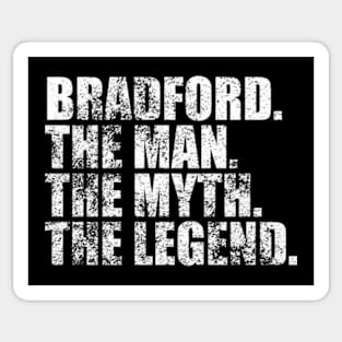 Bradford Legend Bradford Family name Bradford last Name Bradford Surname Bradford Family Reunion Sticker